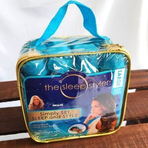 The Sleep Styler Large Hair Soft Curlers Long Hair, Set of 8 Night Style Curl